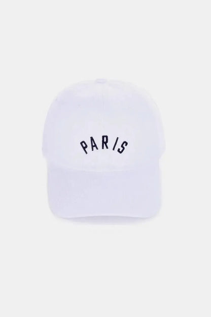 Sophisticated Style: Zenana’s Embroidered Cap for Any Occasion-Womens Hats-Evelyns Fashion