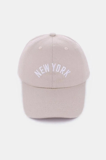 Sophisticated Style: Zenana’s Embroidered Cap for Any Occasion-Womens Hats-Evelyns Fashion
