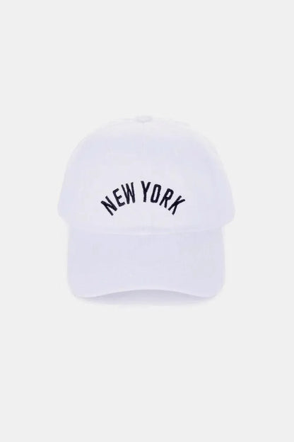 Sophisticated Style: Zenana’s Embroidered Cap for Any Occasion-Womens Hats-Evelyns Fashion