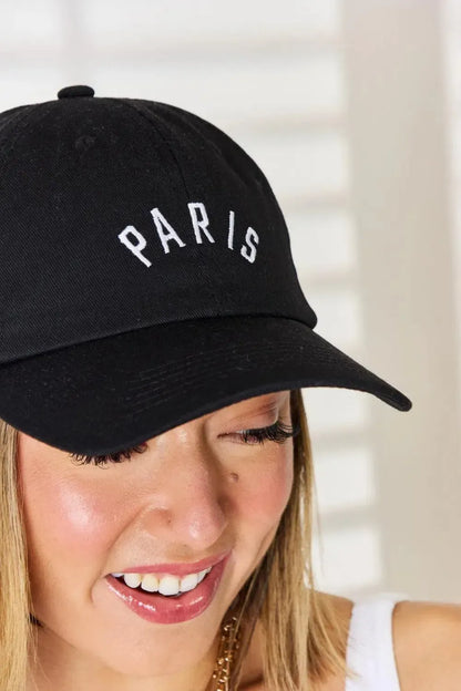 Sophisticated Style: Zenana’s Embroidered Cap for Any Occasion-Womens Hats-Evelyns Fashion