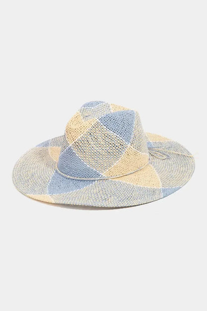 Stay Chic & Cool: Straw Braid Hat for Every Occasion-Womens Hats-Evelyns Fashion