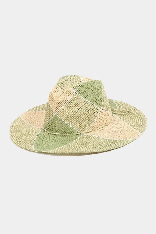 Stay Chic & Cool: Straw Braid Hat for Every Occasion-Womens Hats-Evelyns Fashion