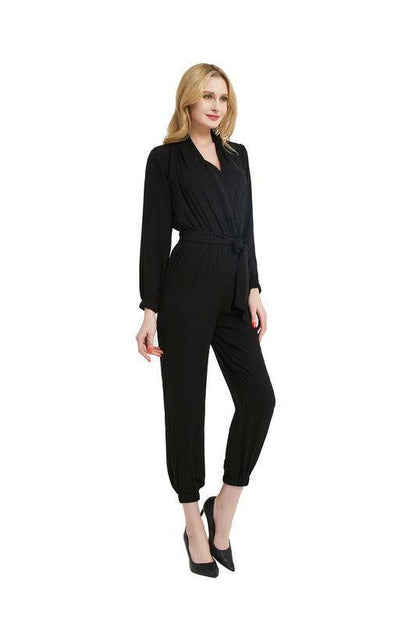 Stylish Black Jumpsuit-jumpsuits-Evelyns Fashion