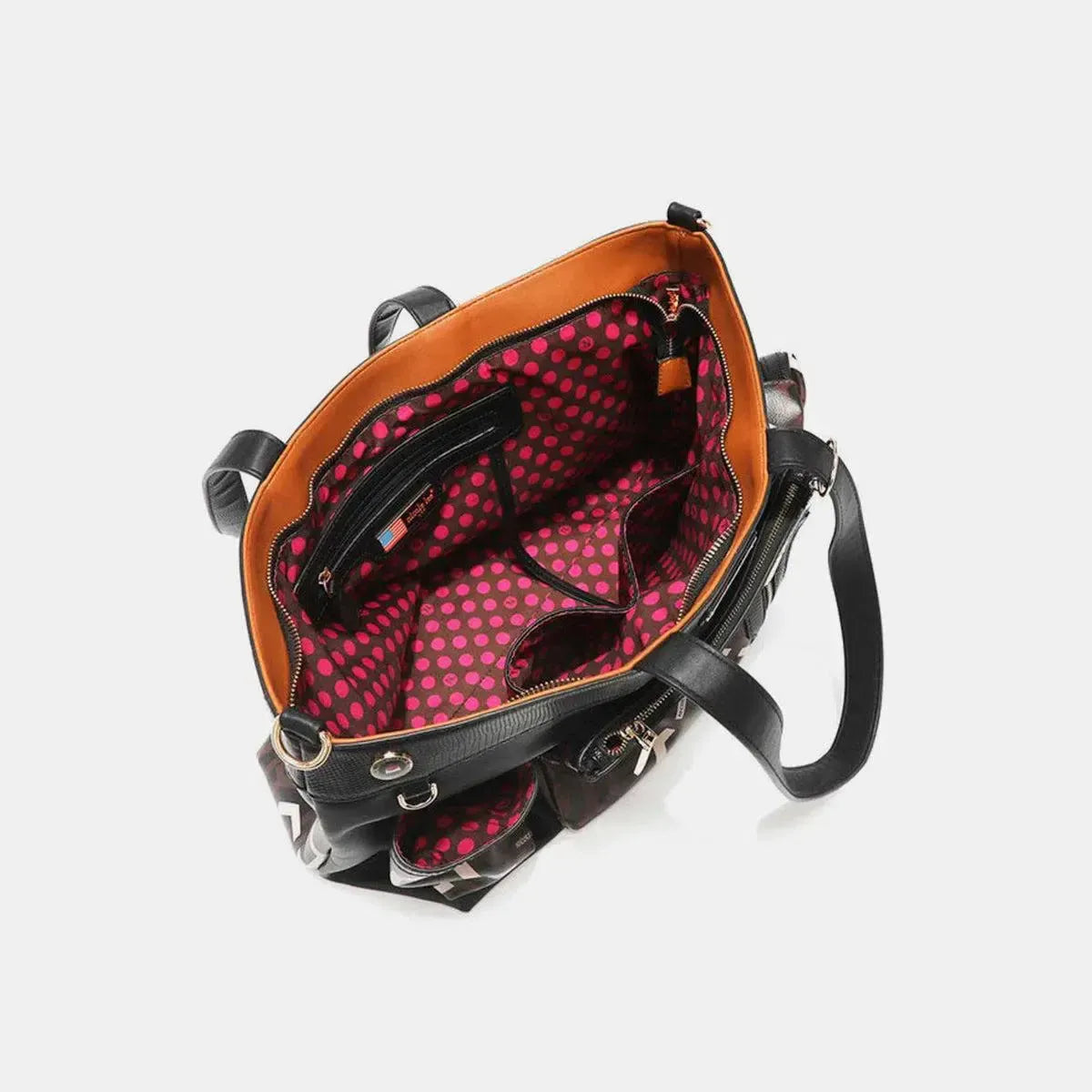Sustainable Sophistication: Vegan Large Leather Handbag-handbags-Evelyns Fashion