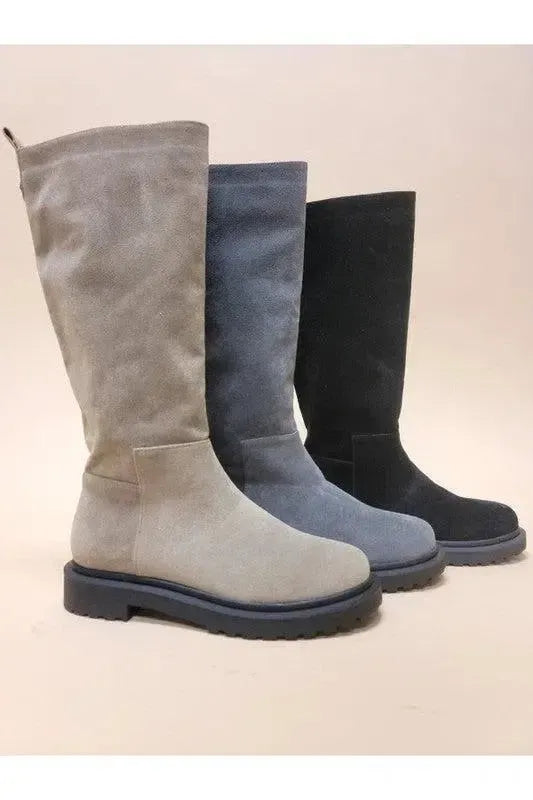 Timeless Sophistication: UNA-Long Boots for Every Occasion-Apparel & Accessories-Evelyns Fashion