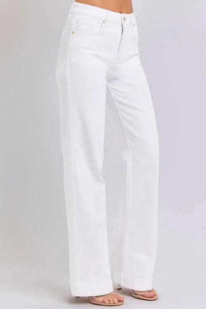 Timeless Style: High Waist Straight Jeans for Every Occasion-Apparel & Accessories-Evelyns Fashion