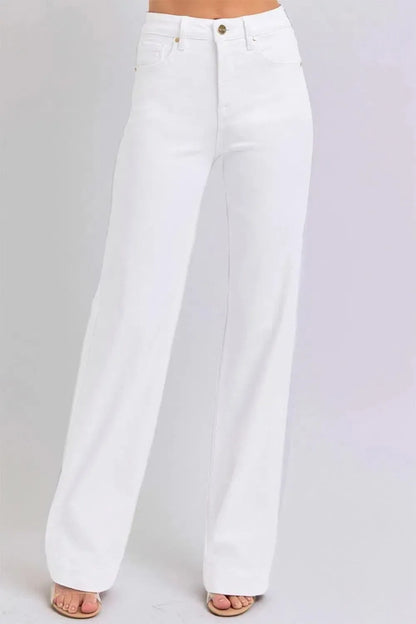 Timeless Style: High Waist Straight Jeans for Every Occasion-Apparel & Accessories-Evelyns Fashion