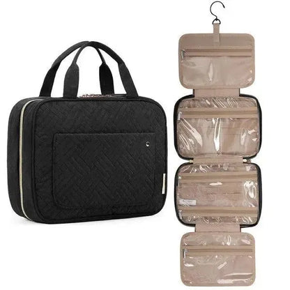 Travel Fold Up Make Up Bag Hanging Organizer-beauty products-Evelyns Fashion
