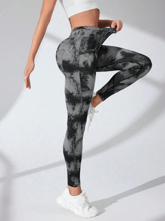 Vibrant & Functional: Tie-Dye Active Leggings for Every Activity-Apparel & Accessories-Evelyns Fashion