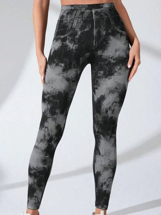 Vibrant & Functional: Tie-Dye Active Leggings for Every Activity-Apparel & Accessories-Evelyns Fashion