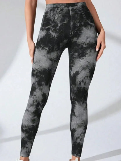 Vibrant & Functional: Tie-Dye Active Leggings for Every Activity-Apparel & Accessories-Evelyns Fashion