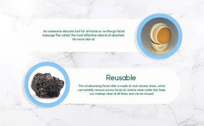 Volcanic Stone Oil-Absorbing Face Roller-beauty products-Evelyns Fashion