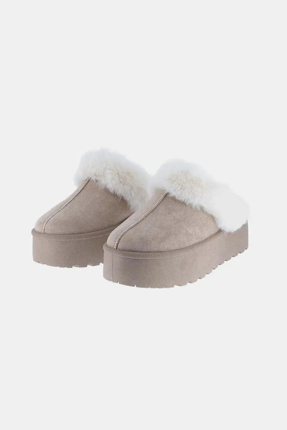 Weeboo Luxe Fur-Lined Slippers-shoes-Evelyns Fashion