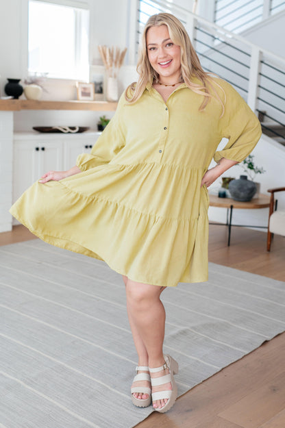 Women's Honey Tiered Dress-Dresses-Evelyns Fashion