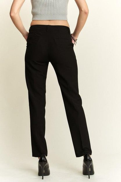 Zipper Skinny Pants-pants-Evelyns Fashion